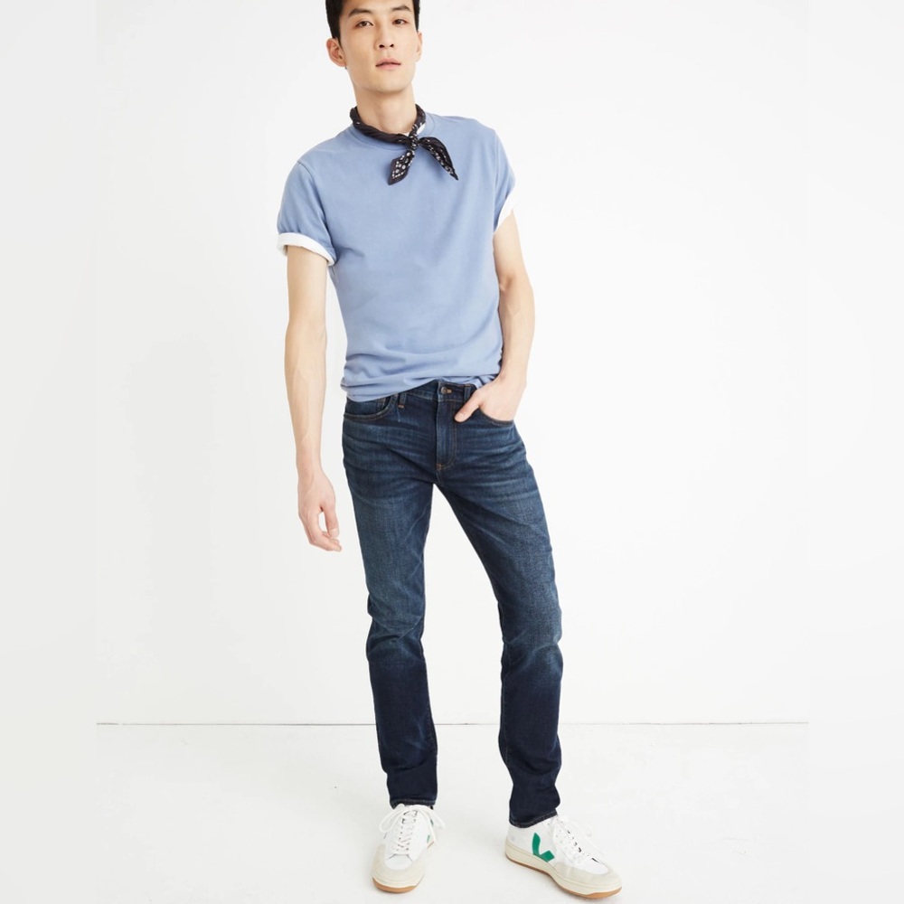 Men’s Madewell Slim Everyday Flex Jeans in Riverly Wash Size 29x30 Retails: $128